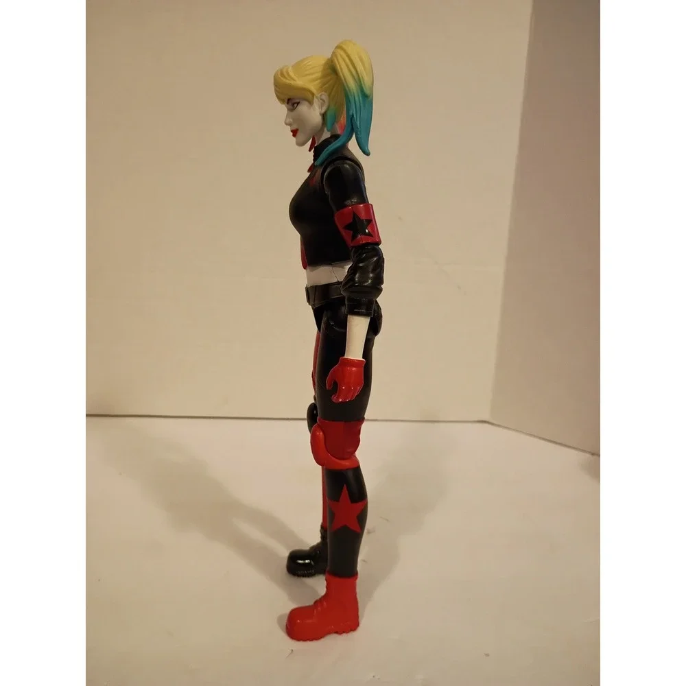 Mattel DC Comics Harley Quinn 12Inch Action Figure Red Black Suicide Squad Style